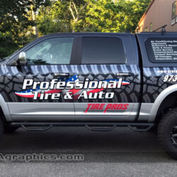 Truck graphics vinyl lettering kenvil NJ morris county New Jersey truck signs