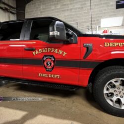 NJ Truck Lettering, UA graphics, UA wraps, Vinyl lettering, 3m reflective graphics, Emergency vehicle graphics, Fire Dept lettering, morris county nj, kenvil nj