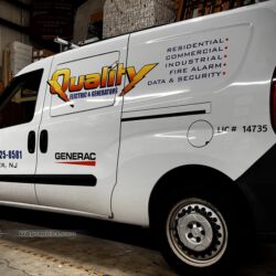 UA graphics, 3M graphics, van graphics, fleet lettering, vinyl wrap, truck signs, commercial vehicle advertising, morris county nj, kenvil new jersey, NJ truck lettering