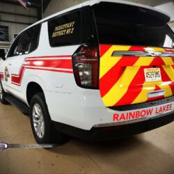 NJ Truck Lettering, UA graphics, Vinyl lettering, 3m reflective graphics, Emergency vehicle graphics, Fire Dept lettering, morris county nj, kenvil nj