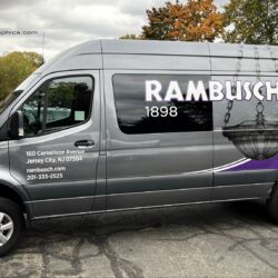 UA graphics, 3M graphics, van graphics, fleet lettering, vinyl wrap, truck signs, commercial vehicle advertising, morris county nj, kenvil new jersey, NJ truck lettering