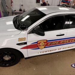 NJ Truck Lettering, UA graphics, Vinyl lettering, 3m reflective graphics, Emergency vehicle graphics, Fire Dept lettering, morris county nj, kenvil nj