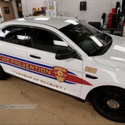 NJ Truck Lettering, UA graphics, Vinyl lettering, 3m reflective graphics, Emergency vehicle graphics, Fire Dept lettering, morris county nj, kenvil nj