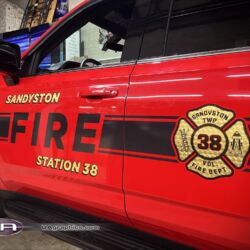 NJ Truck Lettering, UA graphics, UA wraps, Vinyl lettering, 3m reflective graphics, Emergency vehicle graphics, Fire Dept lettering, morris county nj, kenvil nj