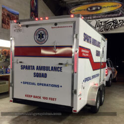 EMS vinyl graphics and vinyl lettering 3M reflective, morris county kenvil NJ