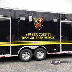 NJ Truck Lettering, UA graphics, Vinyl lettering, 3m reflective graphics, Emergency vehicle graphics, Fire Dept lettering, morris county nj, kenvil nj