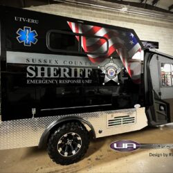 NJ Truck Lettering, UA graphics, UA wraps, Vinyl lettering, 3m reflective graphics, Emergency vehicle graphics, Fire Dept lettering, morris county nj, kenvil nj