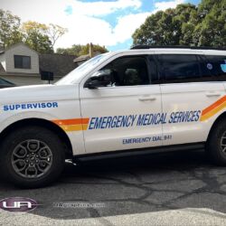 the Ultimate Alphabet, 3M wrap, NJ Truck Lettering, UA graphics, Vinyl lettering, 3m reflective graphics, Emergency vehicle graphics, Police Dept lettering, morris county nj, kenvil nj