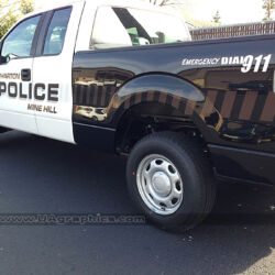 Police graphics reflective vinyl morris county NJ