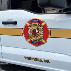 NJ Truck Lettering, UA graphics, UA wraps, Vinyl lettering, 3m reflective graphics, Emergency vehicle graphics, Fire Dept lettering, morris county nj, kenvil nj