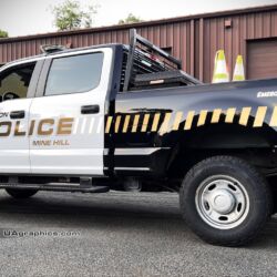 the Ultimate Alphabet, 3M wrap, NJ Truck Lettering, UA graphics, Vinyl lettering, 3m reflective graphics, Emergency vehicle graphics, Police Dept lettering, morris county nj, kenvil nj