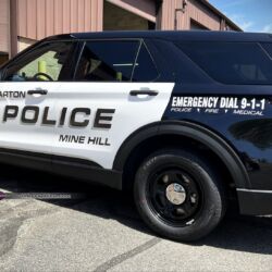 NJ Truck Lettering, UA graphics, UA wraps, Vinyl lettering, 3m reflective graphics, Emergency vehicle graphics, Police Dept lettering, morris county nj, kenvil nj
