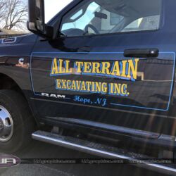 Vinyl lettering, truck graphics, commercial vehicle advertising, truck signs, morris county nj, kenvil nj
