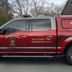 Police fire ems graphics, fire dept graphics, 22K gold lettering, emergency vehicle graphics, vinyl lettering, 3M reflective, vehicle signs, truck lettering, north jersey, morris county, kenvil nj