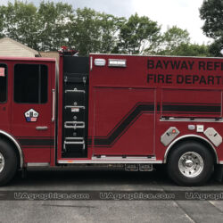 Vinyl lettering, 3m reflective graphics, Emergency vehicle graphics, Fire Dept lettering, morris county nj, kenvil nj