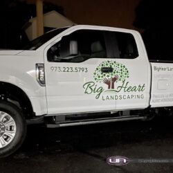 UA graphics, Vinyl lettering, 3M graphics, truck graphics, commercial vehicle advertising, truck signs, morris county nj, kenvil nj