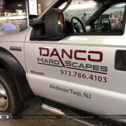 truck graphics, vinyl lettering, vehicle signs, north jersey, morris county, kenvil nj, new jersey lettering