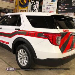 Vinyl lettering, 3m reflective graphics, Emergency vehicle graphics, Fire Dept lettering, morris county nj, kenvil n