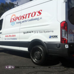 Vinyl lettering, van graphics, commercial vehicle advertising, truck signs, morris county nj, kenvil nj
