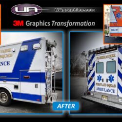 the Ultimate Alphabet, EMS graphics, 3M wrap, NJ Truck Lettering, UA graphics, Vinyl lettering, 3m reflective graphics, Emergency vehicle graphics, Fire Dept lettering, morris county nj, kenvil nj
