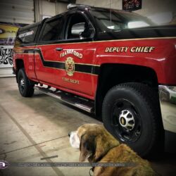 Vinyl lettering, 3m reflective graphics, Emergency vehicle graphics, Fire Dept lettering, morris county nj, kenvil n