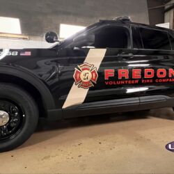 NJ Truck Lettering, UA graphics, Vinyl lettering, 3m reflective graphics, Emergency vehicle graphics, Fire Dept lettering, morris county nj, kenvil nj