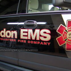EMS vinyl graphics Fire graphics