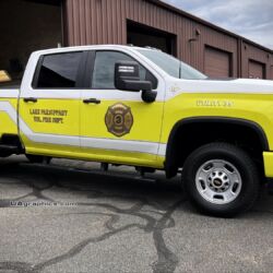 NJ Truck Lettering, UA graphics, Vinyl lettering, 3m reflective graphics, Emergency vehicle graphics, Fire Dept lettering, morris county nj, kenvil nj