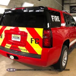Vinyl lettering, 3m reflective graphics, Emergency vehicle graphics, Fire Dept lettering, morris county nj, kenvil nj