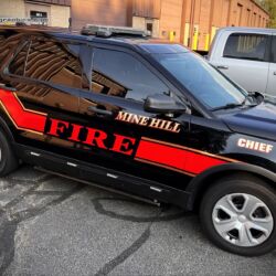 NJ Truck Lettering, UA graphics, Vinyl lettering, 3m reflective graphics, Emergency vehicle graphics, Fire Dept lettering, morris county nj, kenvil nj