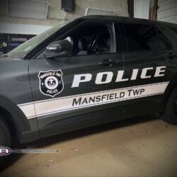 NJ Truck Lettering, UA graphics, Vinyl lettering, 3m reflective graphics, Emergency vehicle graphics, Police Dept lettering, Ghost Graphics, morris county nj, kenvil nj