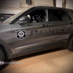 NJ Truck Lettering, UA graphics, Vinyl lettering, 3m reflective graphics, Emergency vehicle graphics, Police Dept lettering, Ghost Graphics, morris county nj, kenvil nj