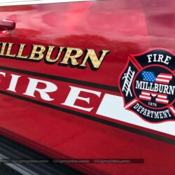 Vinyl lettering, 22k graphics, Emergency vehicle graphics, Fire Dept lettering, morris county nj, kenvil nj