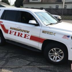 Vinyl lettering, 3m reflective graphics, Emergency vehicle graphics, Fire Dept lettering, morris county nj, kenvil nj