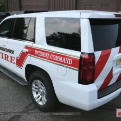 Vinyl lettering, 3m reflective graphics, Emergency vehicle graphics, Fire Dept lettering, morris county nj, kenvil nj