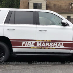 truck lettering, vinyl graphics, vehicle signs, fire dept graphics, emergency vehicle lettering, north jersey, morris county, kenvil nj