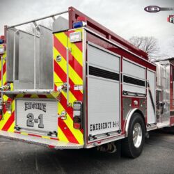 UA graphics, Vinyl lettering, 3m reflective graphics, Emergency vehicle graphics, Fire Dept lettering, 22k gold graphics, morris county nj, kenvil nj