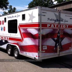 Fire Dept graphics, vinyl lettering, trailer wrap, north jersey, kenvil, morris county NJ,, 3m graphics