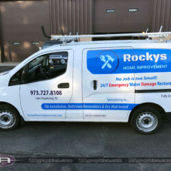 van lettering, fleet graphics, truck signs, commercial vehicle advertising, morris county nj, kenvil, NJ truck lettering
