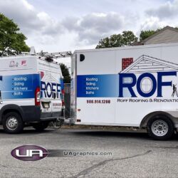 3m wrap, NJ Truck Lettering, UA graphics, UA wraps, Vinyl lettering, 3m, trailer graphics, morris county nj, kenvil nj