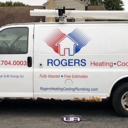 3M graphics, van graphics, fleet lettering, ua graphics, vinyl wrap, truck signs, commercial vehicle advertising, morris county nj, kenvil new jersey, NJ truck lettering