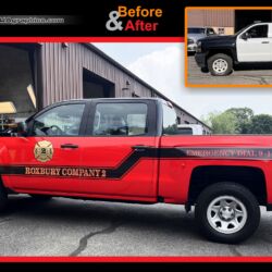 UA graphics, 3M wrap, fire dept graphics, fleet lettering, vinyl wrap, truck signs, commercial vehicle advertising, morris county nj, kenvil new jersey, NJ truck lettering