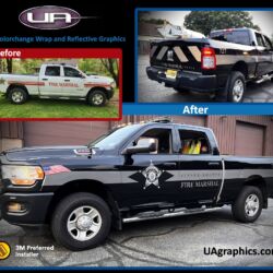 the Ultimate Alphabet, 3M wrap, NJ Truck Lettering, UA graphics, Vinyl lettering, 3m reflective graphics, Emergency vehicle graphics, Police Dept lettering, morris county nj, kenvil nj