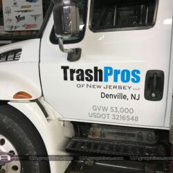 fleet graphics, vinyl lettering, truck signs, morris county nj, kenvil new jersey, commercial vehicle advertising