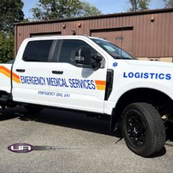 the Ultimate Alphabet, 3M wrap, NJ Truck Lettering, UA graphics, Vinyl lettering, 3m reflective graphics, Emergency vehicle graphics, Police Dept lettering, morris county nj, kenvil nj
