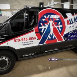UA graphics, 3M wrap, van graphics, fleet lettering, vinyl wrap, truck signs, commercial vehicle advertising, morris county nj, kenvil new jersey, NJ truck lettering, commercial truck lettering