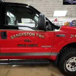 NJ Truck Lettering, UA graphics, UA wraps, Vinyl lettering, 3m reflective graphics, Emergency vehicle graphics, Fire Dept lettering, morris county nj, kenvil nj