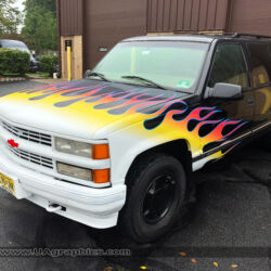 Flame graphics, vinyl flames, flame wrap, north jersey morris county, kenvil nj